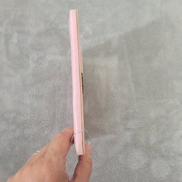 Mud Pie Baby Talk Picture Photo Frame Girl Cloth Covered 4 X 6 S96E - Picture 9 of 9